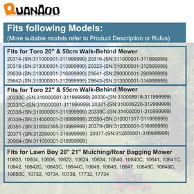 Quanaoo 112-8818 installation guide aids a quick, simple replacement