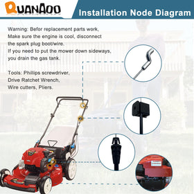 Quanaoo brake cable for Lawn-Boy models supports easy replacement