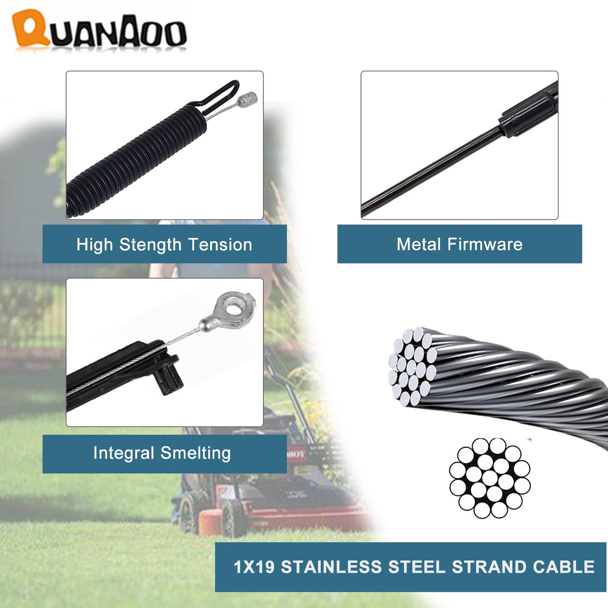 Quanaoo brake cable 133-1998 easy installation steps highlighted