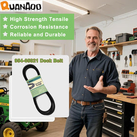 Quanaoo belt on a mower demonstrates stable drive performance.