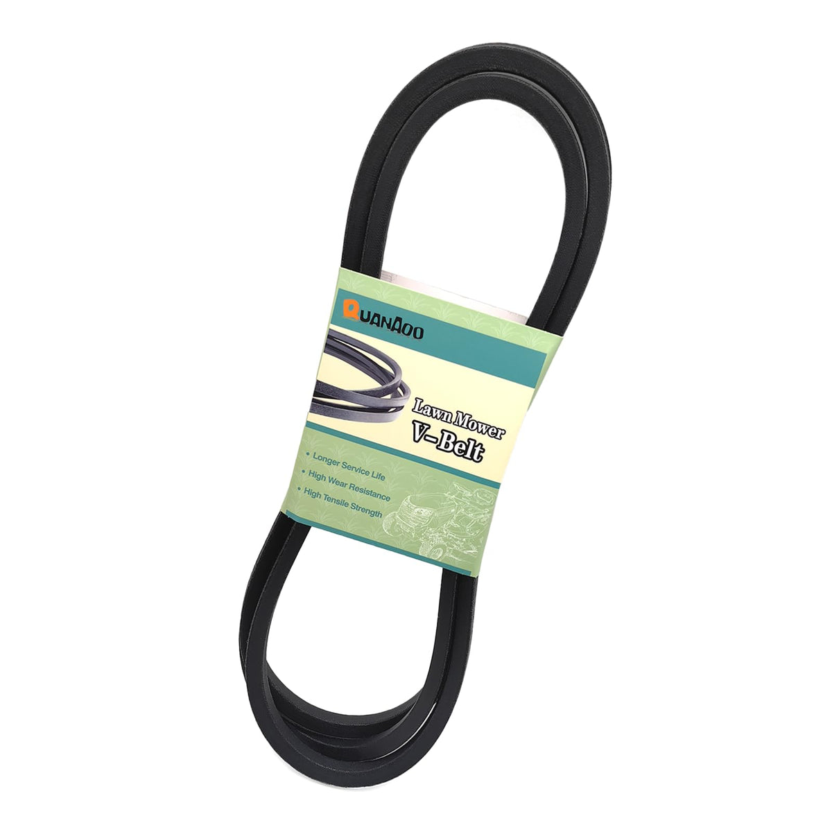 Quanaoo GX20072 deck belt package includes one belt for reliable replacement.