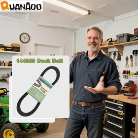 Quanaoo 1-piece deck belt packaging ready for easy, ready-to-install upgrades.