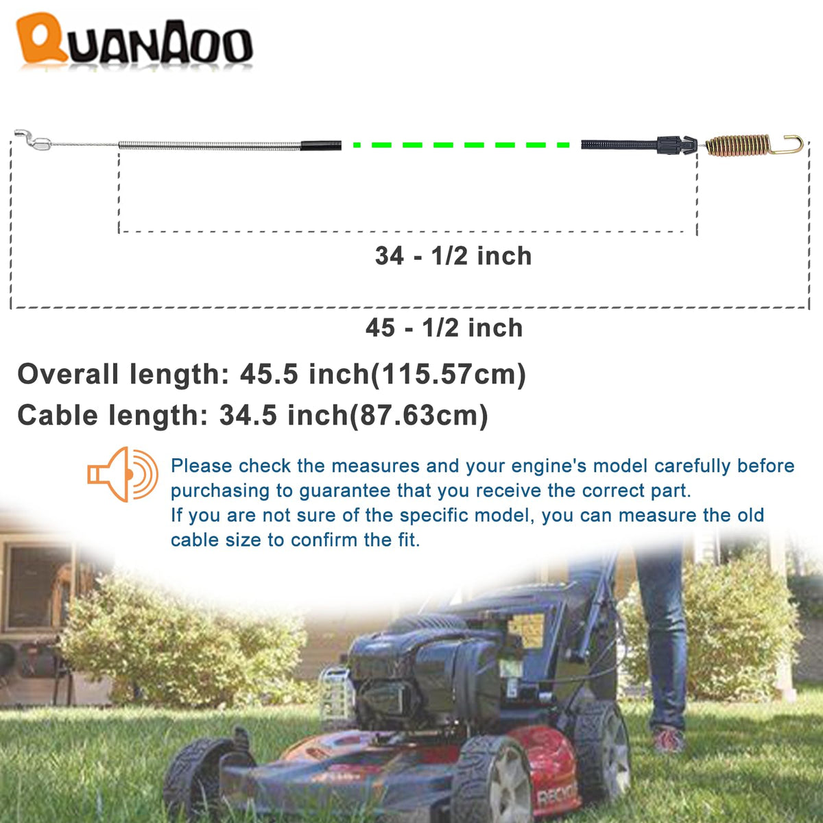 Quanaoo 115-8435 cable in packaging ready for quick install