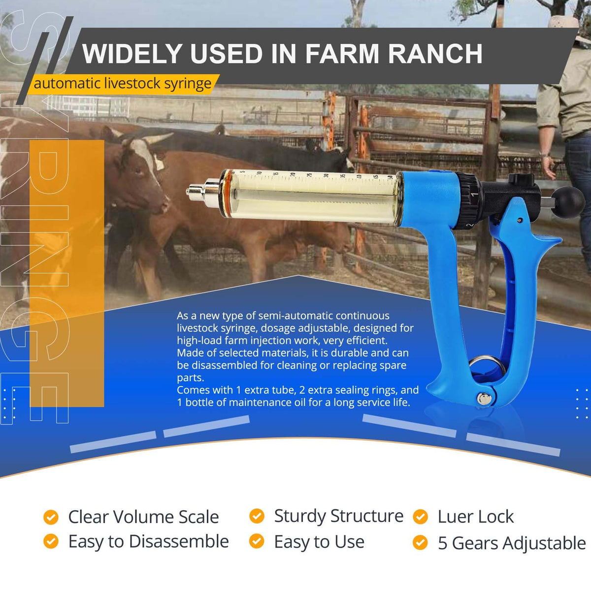 QUANSUPPLY ergonomic handle design reduces fatigue during long sessions