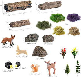 QuarenDen miniature forest animals bring life to pots.