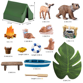 QuarenDen campfire tent scene adds charm to kids' dioramas