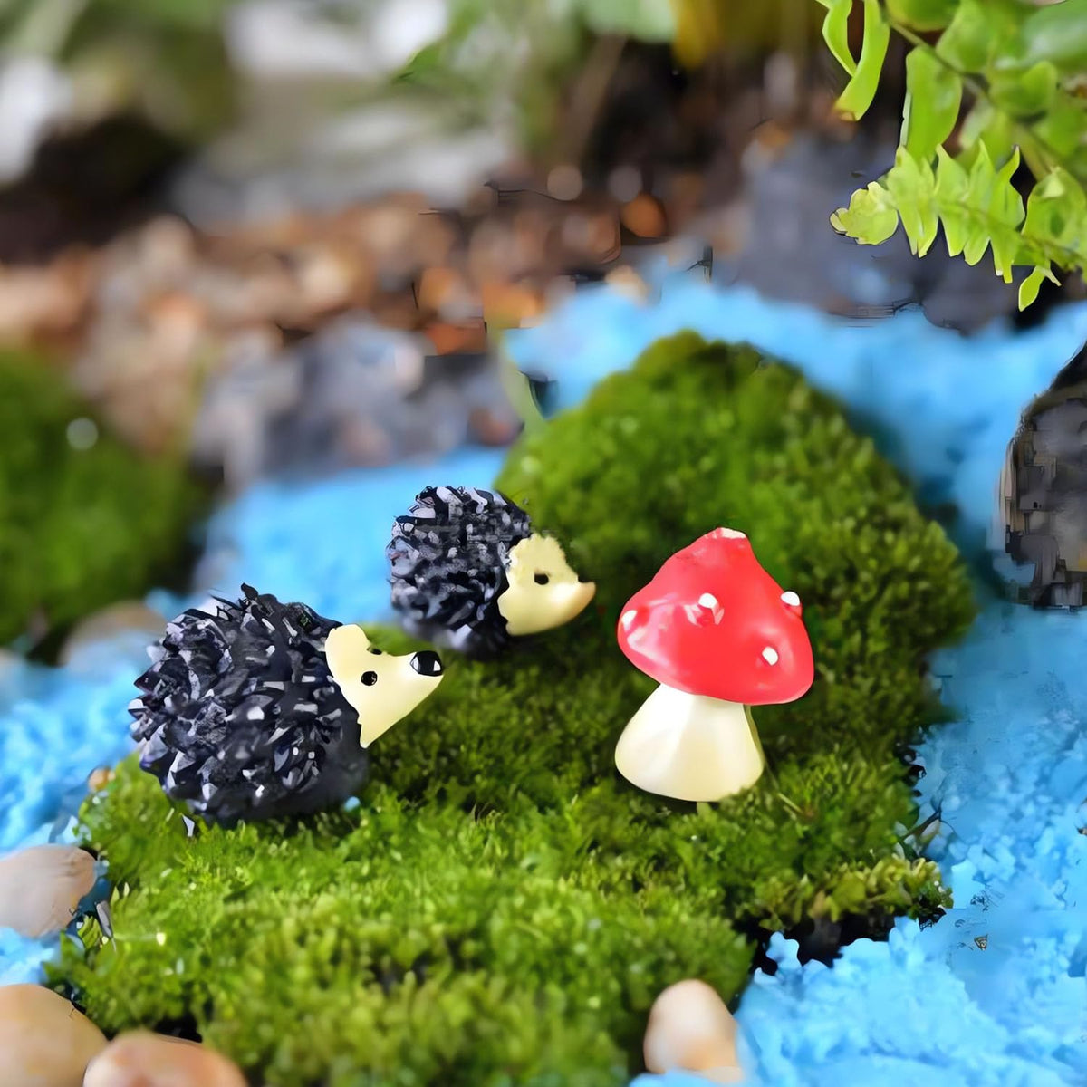 QuarenDen moss bags offer lush greenery for bases.