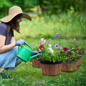 Quarut indoor-outdoor plant pots versatile for herbs, succulents, and flowers.