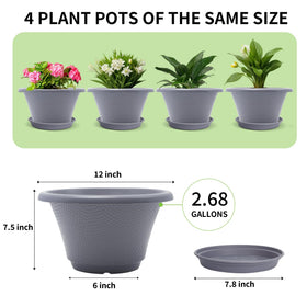Quarut 12-inch pot variety highlights modern diamond design