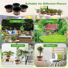 Quarut retro design planters elevate windowsills, desks, and shelves.