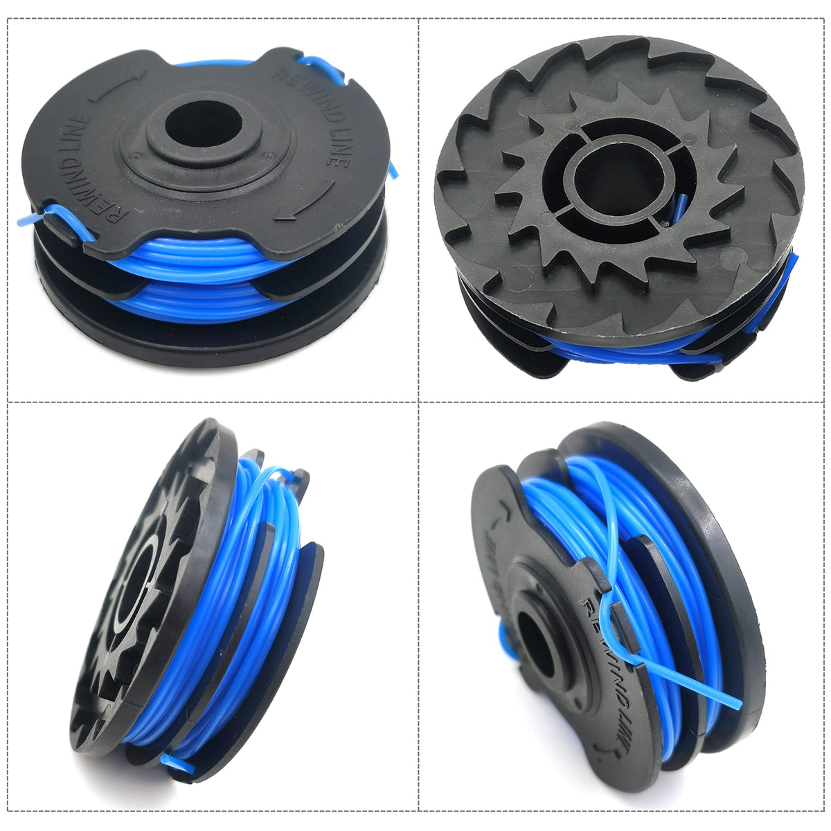 QUASION AC41RL3 spool installation demonstrates quick, tool-free fit