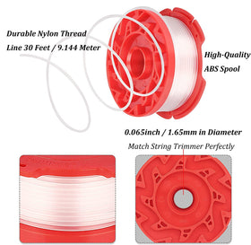 QUASION durable ABS nylon line for tough grass and hedges.