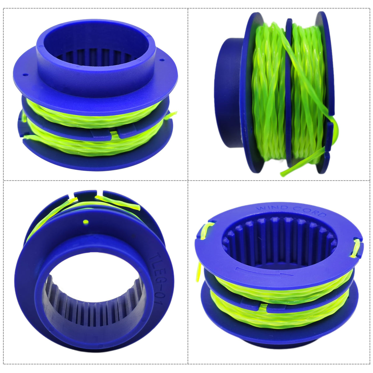 QUASION Kobalt-compatible 24V Max spool for efficient yard work.