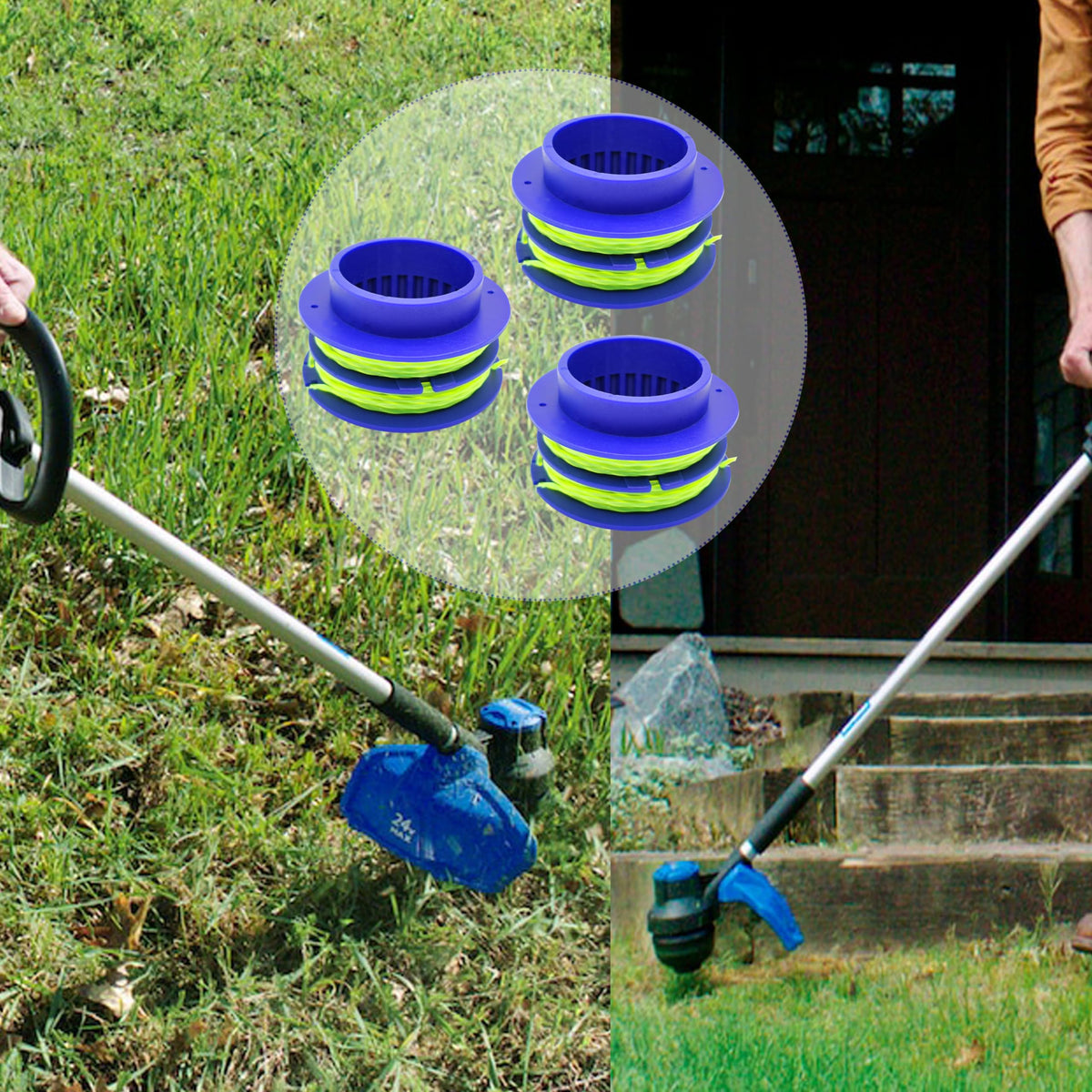 QUASION set of three spools provides ready replacements.
