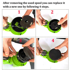 QUASION six-pack provides long-lasting refills for regular trimming.