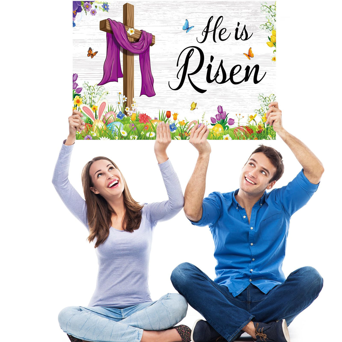 Queekay yard sign includes two mounting glues for easy, reliable display.