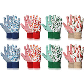 Queekay floral garden gloves style A offer a comfortable fit for planting and pruning.