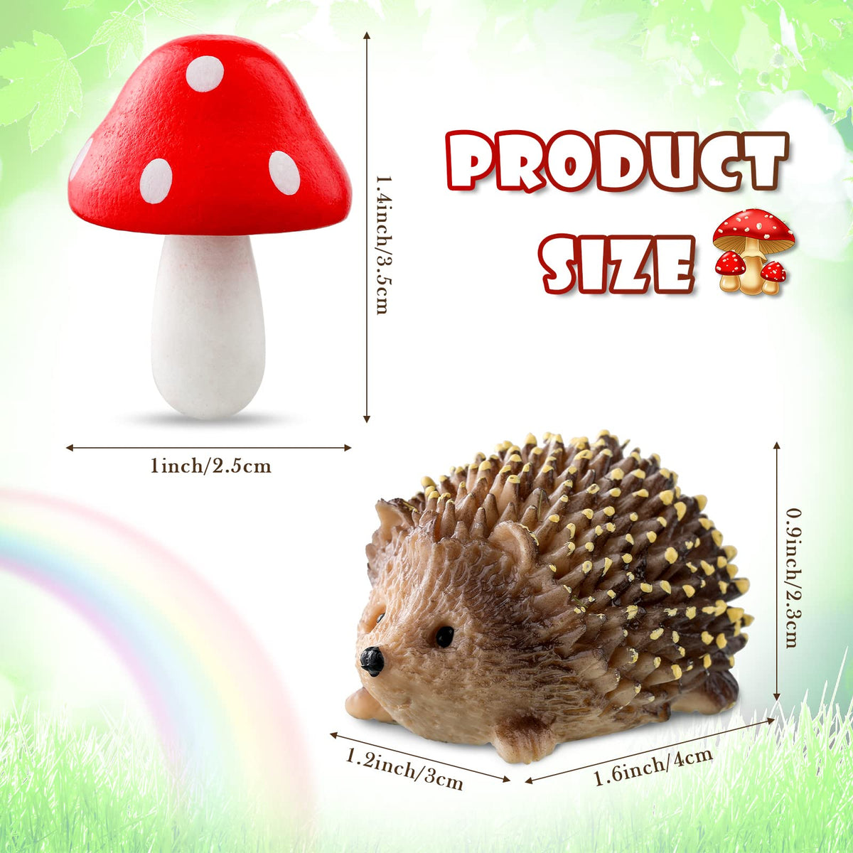 Closeup of Queekay hedgehog cubs shows handmade texture and bright colors.