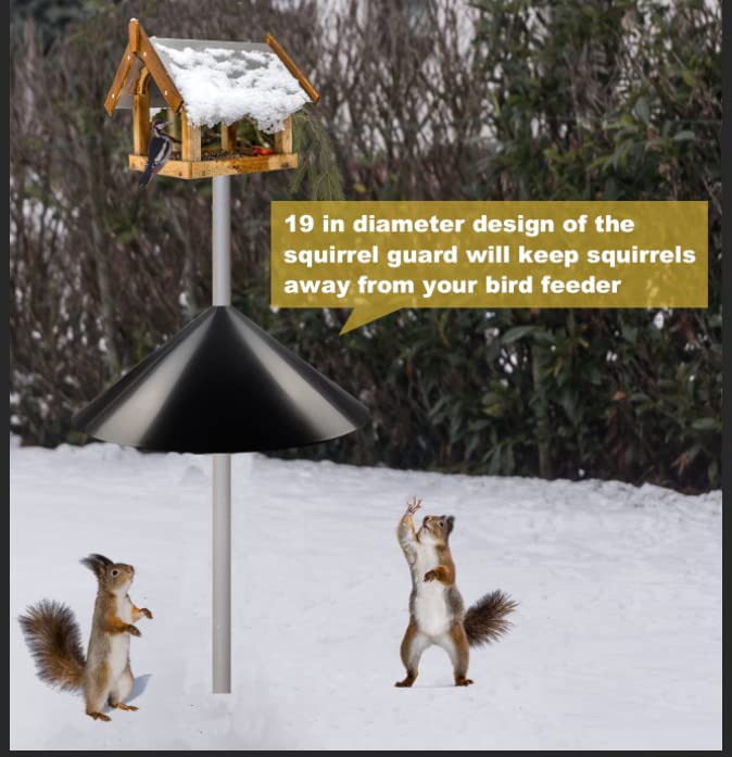 Queension durable pp material promises long-lasting outdoor protection for birdfeeders