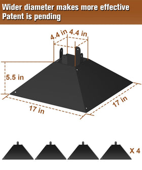 Queension included screws enable fast, tool-free installation.