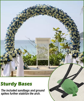 Queension dual-pipe construction provides sturdy support for guests and decor.