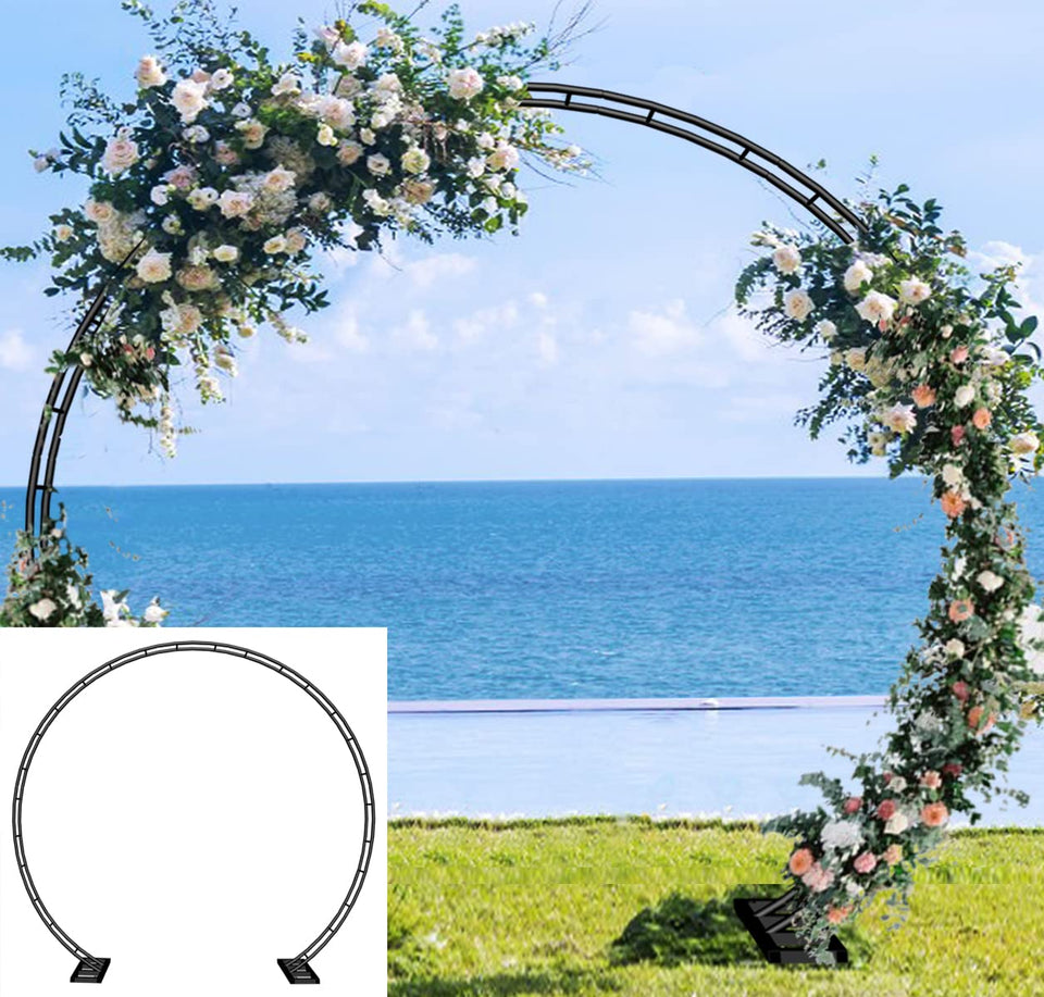 Queension wedding arch tubes form a sturdy backdrop frame for ceremonies