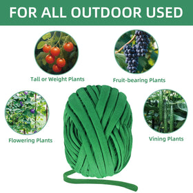QenFree vines-trellis twine helps vines climb trellises with smooth guidance.