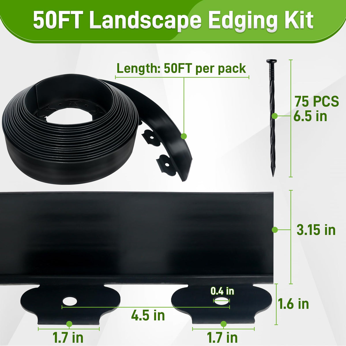 Quibbay flexible border adapts to curved garden edges.