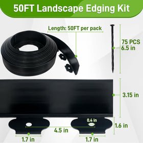 Quibbay flexible border adapts to curved garden edges.