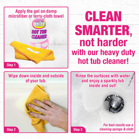 Quick N Brite vinyl cover cleaner protects covers while refreshing appearance.