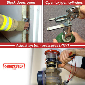 Quickstop Q-MT ready to fit in a toolbox for site readiness.