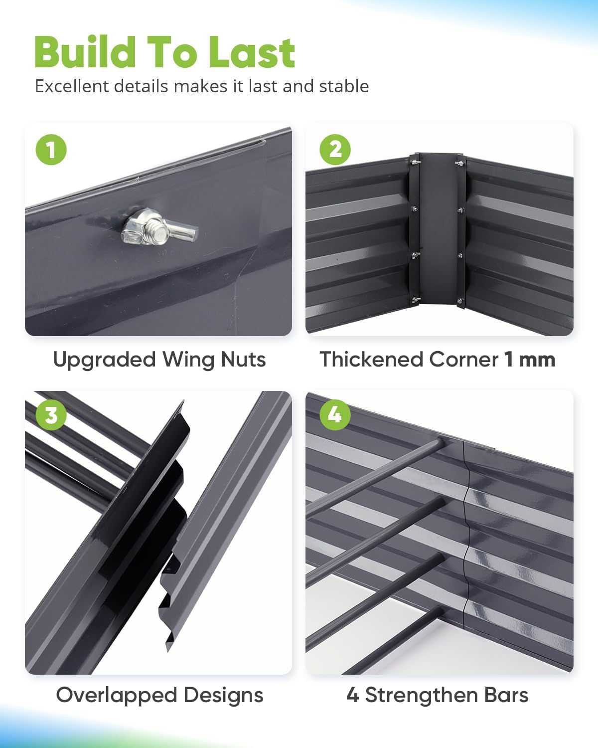 Quictent assembly kit includes hardware and wing nuts.