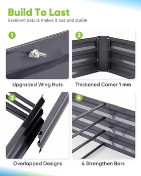 Quictent assembly kit includes hardware and wing nuts.
