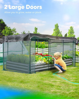 Quictent bottomless design promotes drainage and healthy root growth.