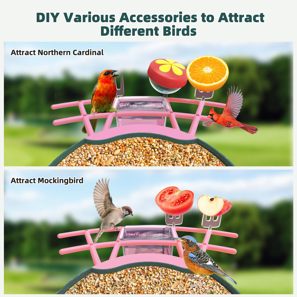 QUICTIGRY Squirrel deterrent alarm protects food from intruders.
