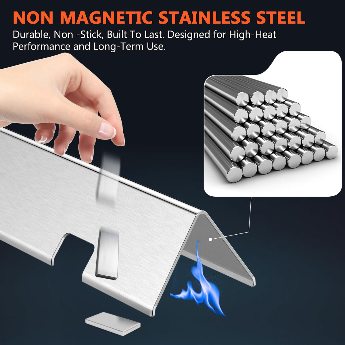 QuliMetal flavorizer bars pack of five for easy replacement and consistent heat.