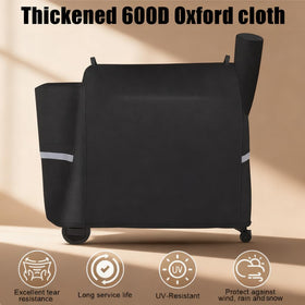 QuliMetal elastic drawstring keeps the cover secure during windy conditions
