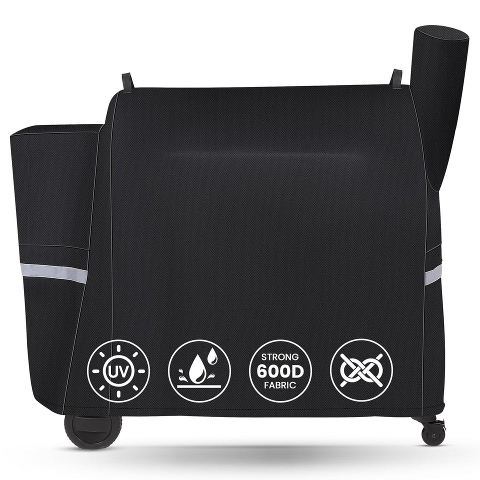 QuliMetal grill cover for Traeger Pro 34/780 offers full protection from rain and dust