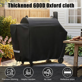 QuliMetal Pit Boss 1600 cover air vent reduces moisture and condensation.