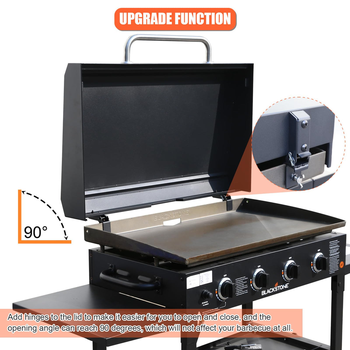 QuliMetal durable steel construction with protective coating for outdoor use.