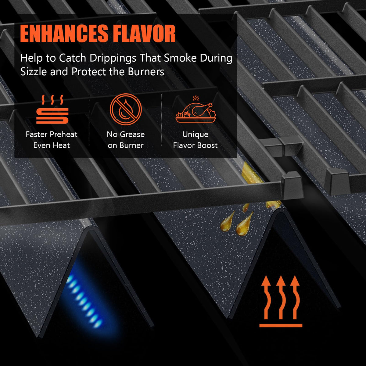 QuliMetal Genesis burner tubes 304 – steady blue flames for even cooking