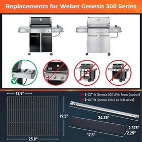 QuliMetal Genesis flavorizer bars assembly – durable build supports frequent high-heat grilling