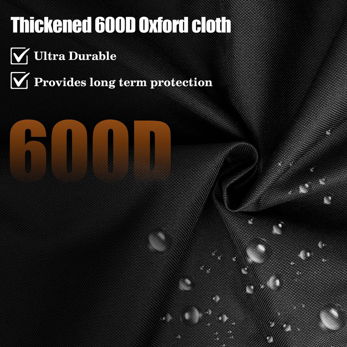 QuliMetal tear-resistant stitching for durable outdoor use.