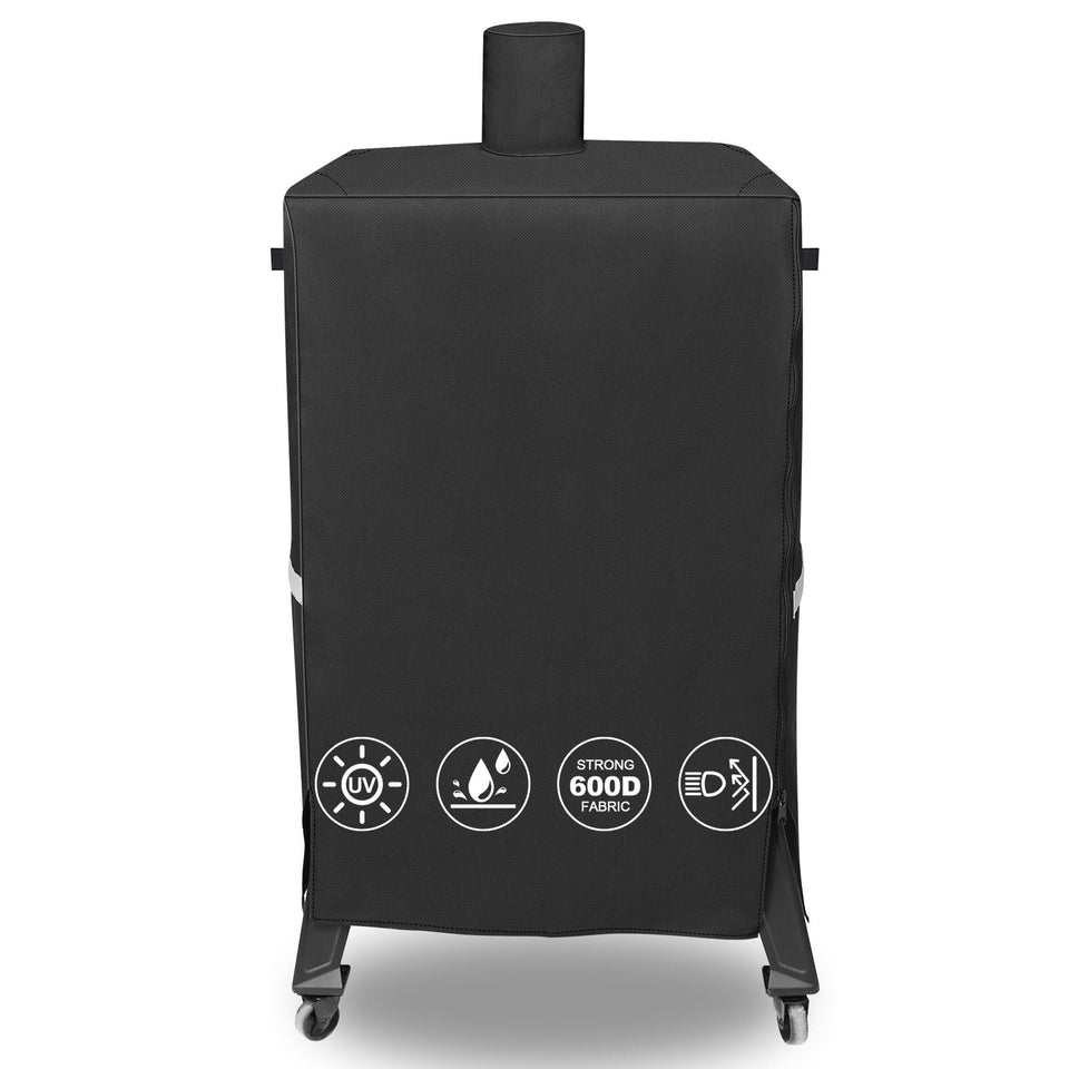 QuliMetal vertical smoker cover fits Pit Boss 4/5/7 series 26x26x47 inches.