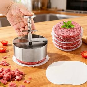 Quivorant auto release design helps shape patties with clean release