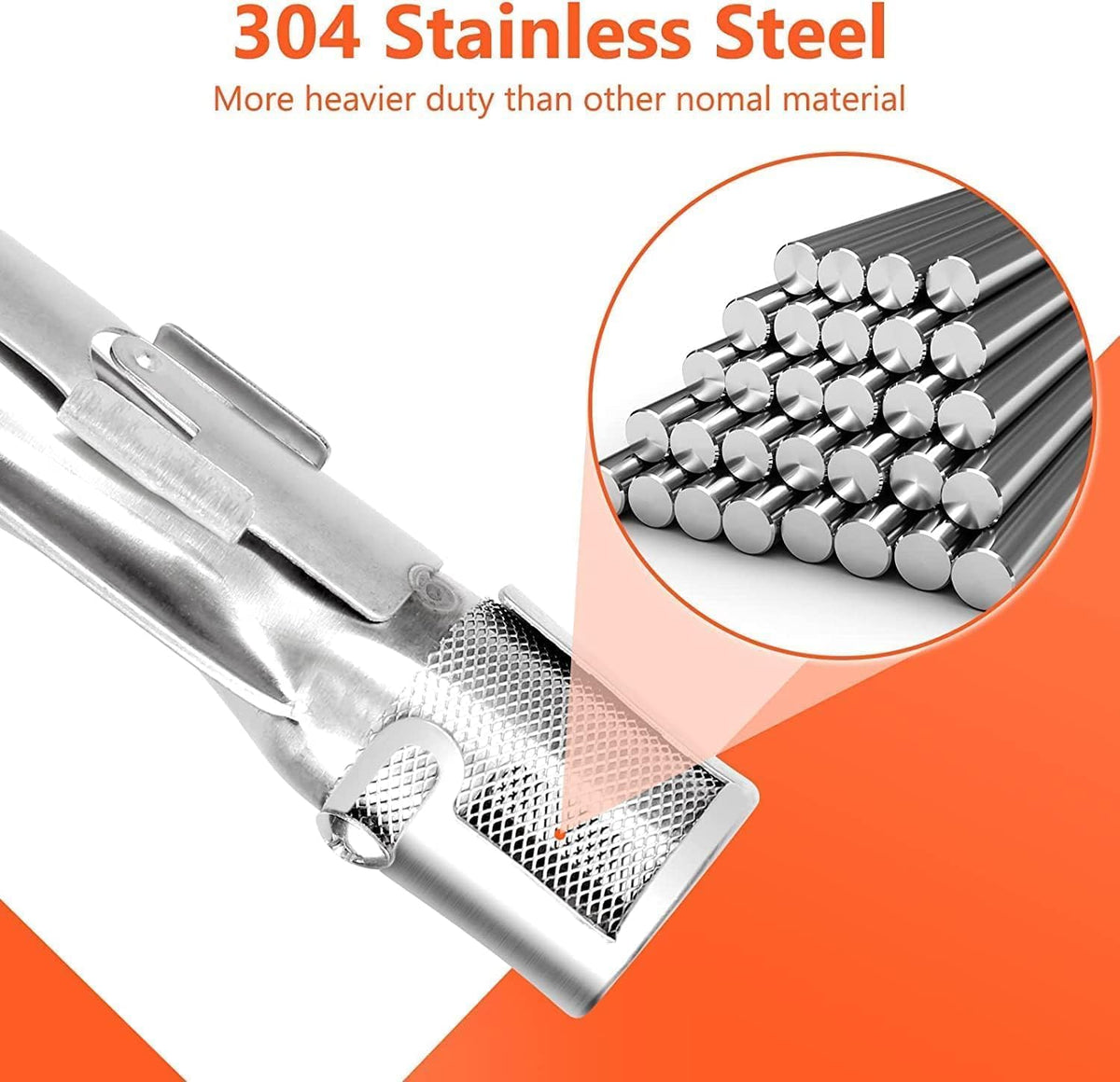 QuliMetal 304 stainless steel burner tubes deliver long-lasting performance.