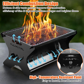 QuliMetal 5,000 BTU burner delivers quick heat for camp meals