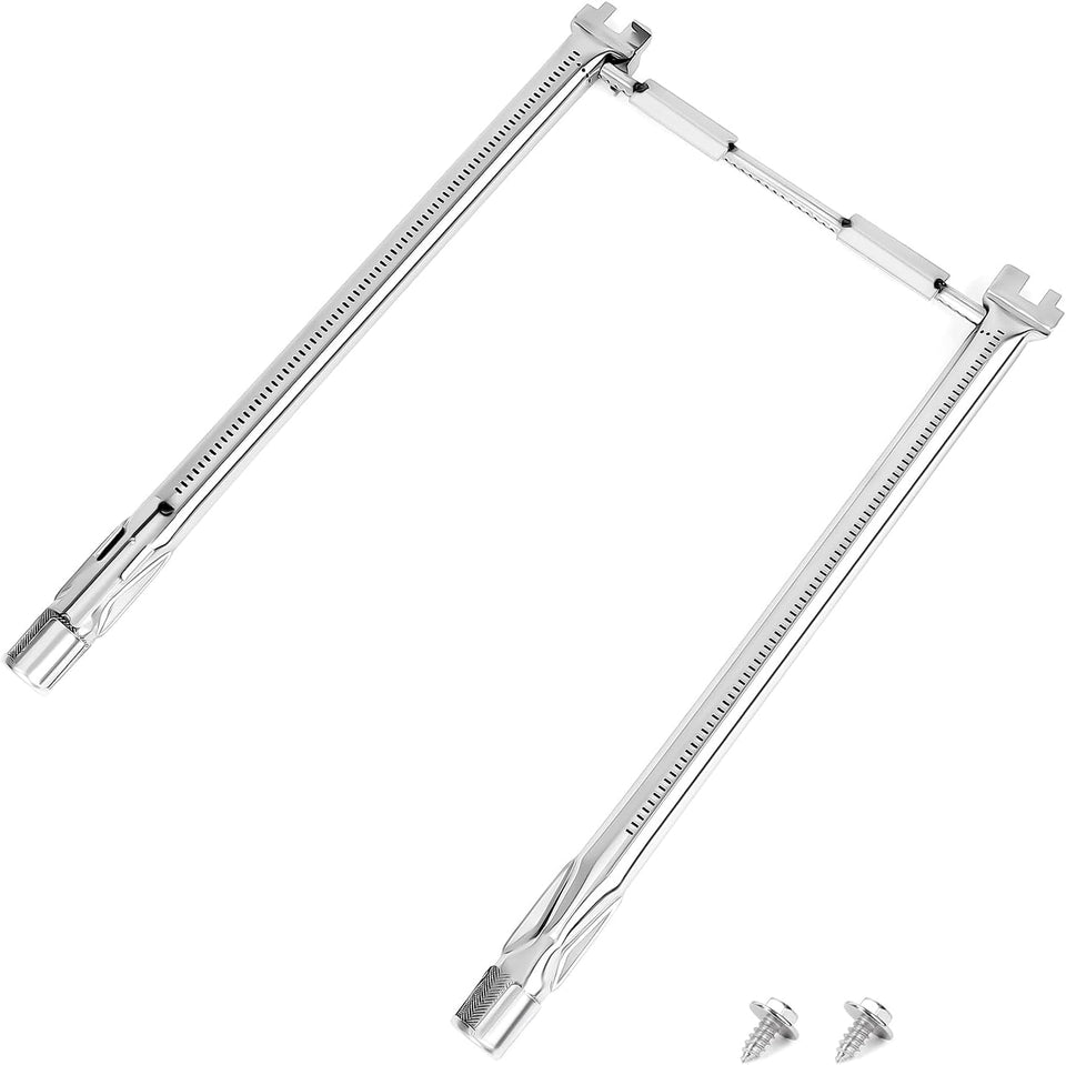 QuliMetal 69785 burner front view shows Weber Spirit 200 series compatibility for easy upgrade
