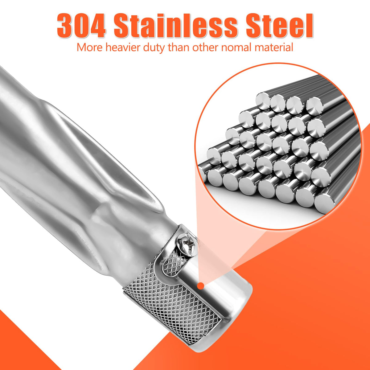 QuliMetal 69785 burner in 304 stainless steel offers corrosion resistance and lasting heat retention