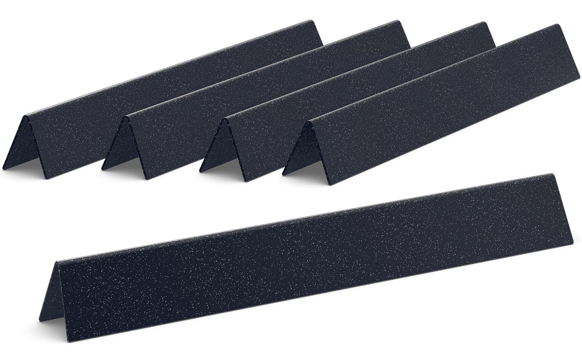 QuliMetal 7536/7537 flavorizer bar for Weber Spirit with side knobs, even heat distribution.